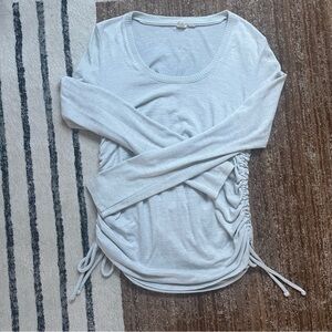 GAP Light Blue Ruched Sweater